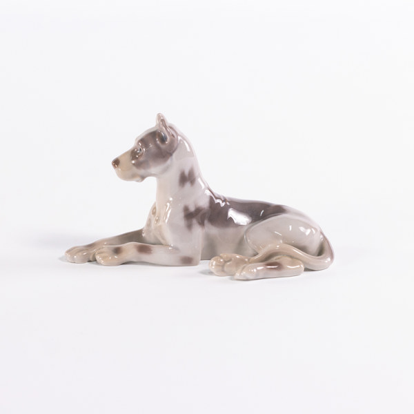 Figurin, "Grand Danois", 2190, B&G, längd 13 cm