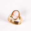 Ring, med camé, storlek 17,75, 4,4 gram