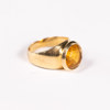 Ring, med topas, storlek 16,5, 4,6 gram