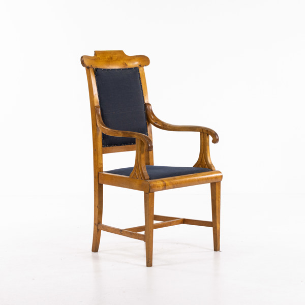 Armlänstol, björk, tidigt 1900-tal