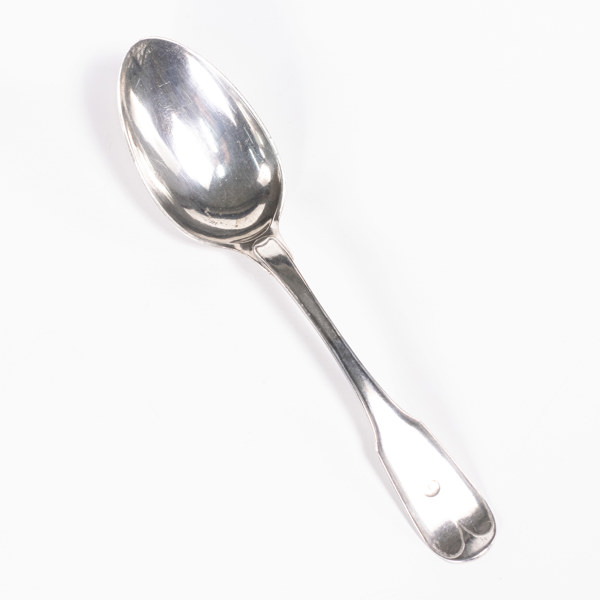 Mikael Nyberg, matsked, silver, 17/1800-tal