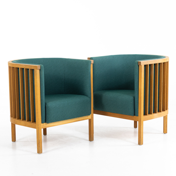 Åke Axelsson, fåtöljer, ett par, "Neptunus", Gärsnäs