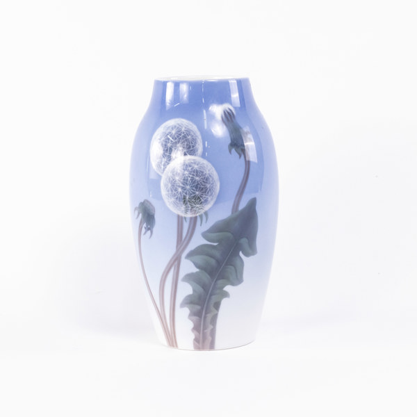 Vas, porslin, B&G, höjd 25 cm