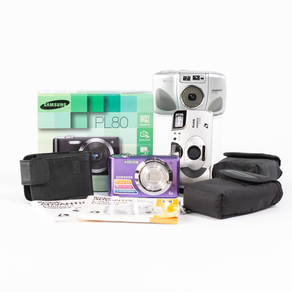 Kameror, 3 st, Kodak, Samsung