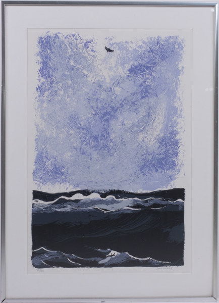 Jan Stenvinkel, litografi, 22/150, signerad, 68x94 cm