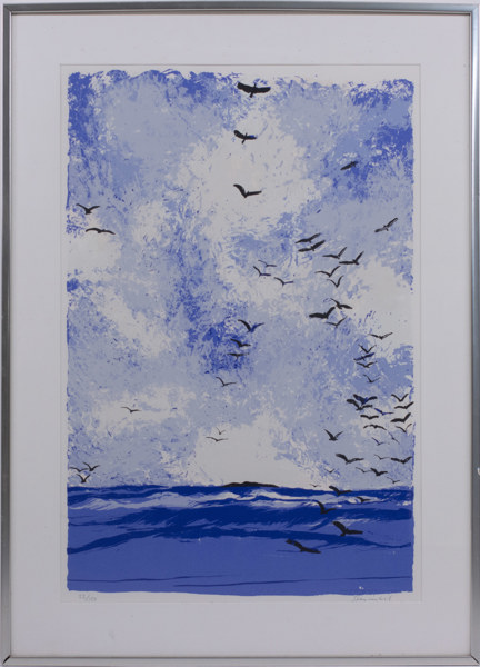 Jan Stenvinkel, litografi, 22/150, signerad, 68x94 cm