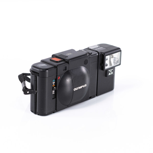 Kompaktkamera, Olympus XA med blixt, 70/80-tal, Japan