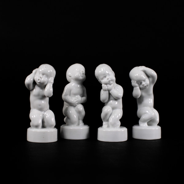 Figuriner, 4 st, "De fyra pinorna", B&G