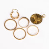 Diverse 18k guld, vikt 10,7 gram