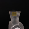 Glasfiguriner, 2 st, Lalique, Swarowski, höjd 9,5 cm