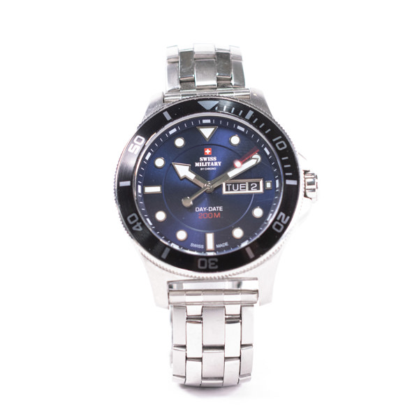 Swiss Military, dykarur, 43 mm, rostfritt stål, ca 10-tal