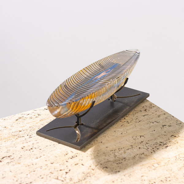 Bertil Vallien, skulptur, "Caspar", signerad, längd 25 cm