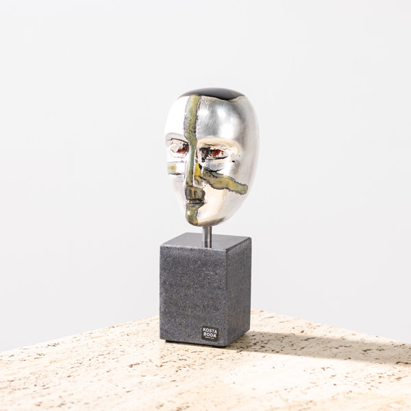 Bertil Vallien, skulptur, "Brains", "Merkurius", höjd 16 cm