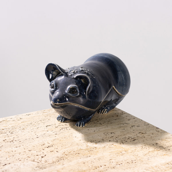 Birgitta K-Dotter Ohlsson, lockskål, signerad, längd 20 cm