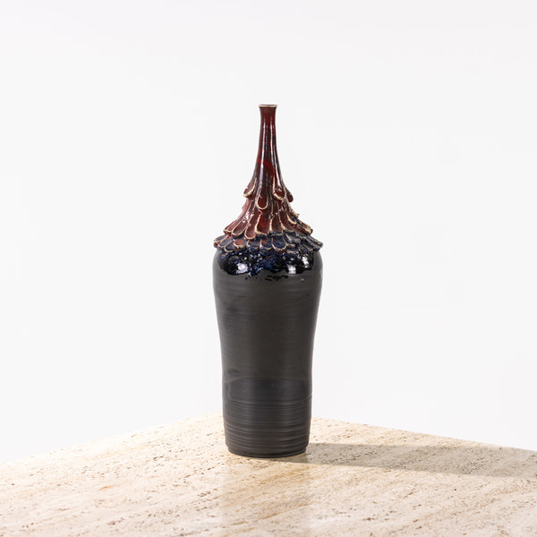 Birgitta K-Dotter Ohlsson, vas, signerad, höjd 38 cm