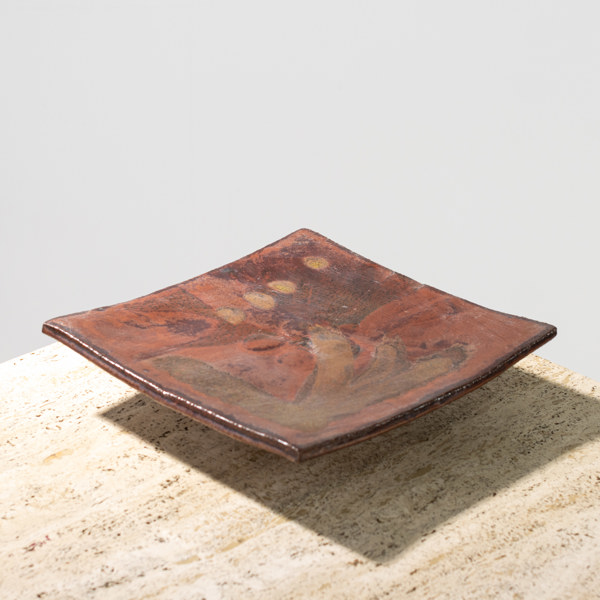 Birgitta K-Dotter Ohlsson, fat på fot, signerat, bredd 29 cm