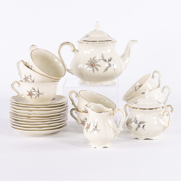 Teservis, 22 delar, Karlskrona