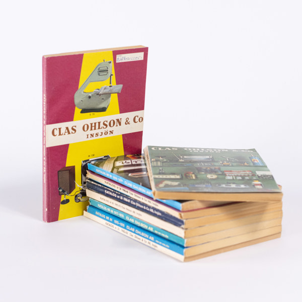 Kataloger, 9 st, Clas Ohlson, 1960/70-tal