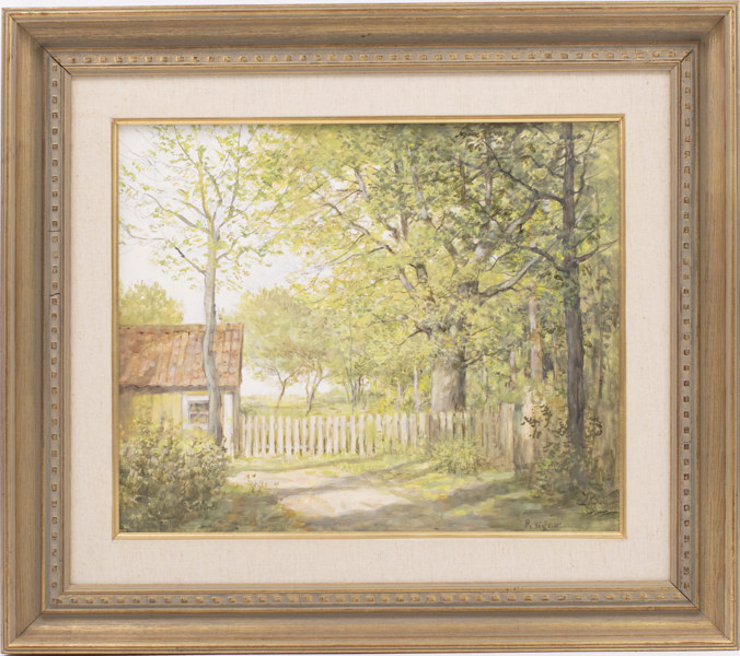 Robert Högfeldt, olja på duk, signerad, 66 x 58 cm