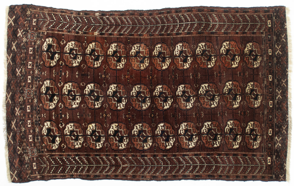 Matta, handknuten, Rysk Bochara, 177x105 cm