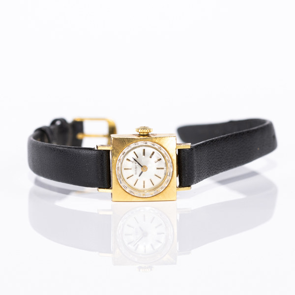 Tissot, 17x17 mm, 18k guld, 1969