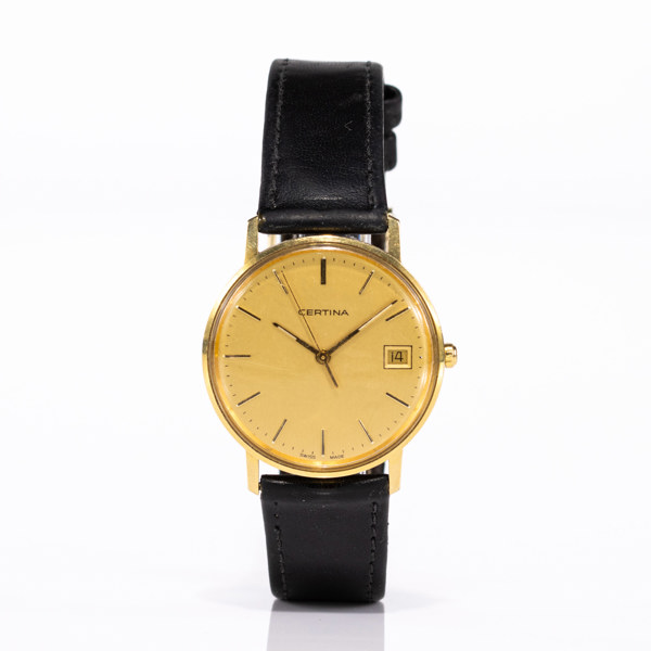 Certina, 33,5 mm, 14k guld, 90-tal