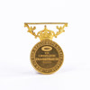 Medalj, 23/18k guld, 32,0 gram