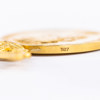 Medalj, 23/18k guld, 32,0 gram