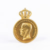 Medalj, 23/18k guld, 24,7 gram