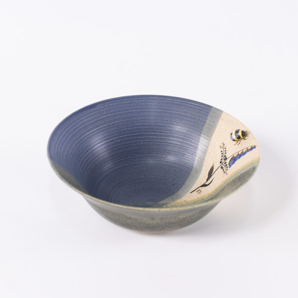 Katarina Engsrö, skål, signerad, Ø 21 cm