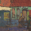 Oidentifierad konstnär, olja på duk, signerad, 63x48 cm