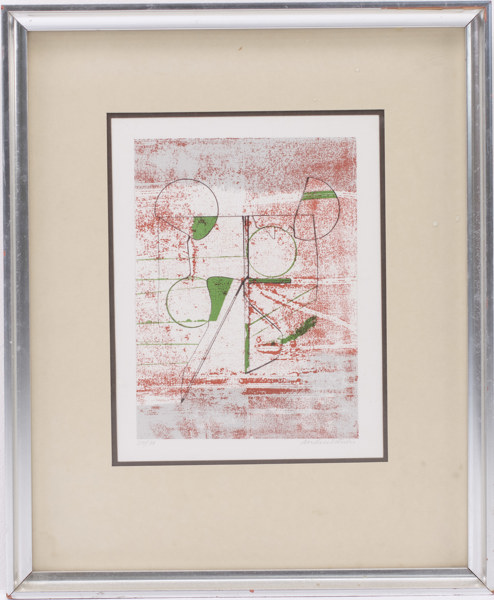 Anders Österlin, litografi, 104/110, signerad, 38x46 cm