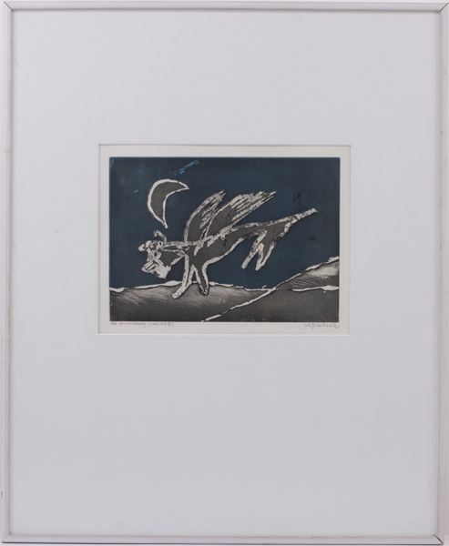 Leif Nelson, etsning, 6/50, signerad, 67x82 cm