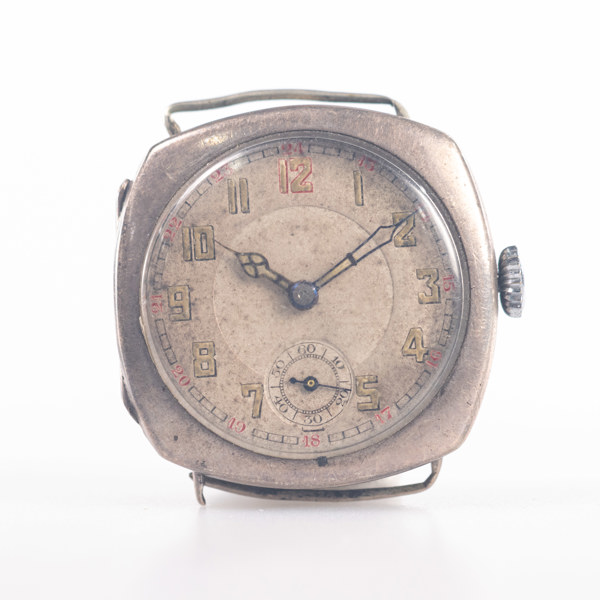 Armbandsur, tidigt 1900-tal, 32 mm, omärkt, sterlingsilver