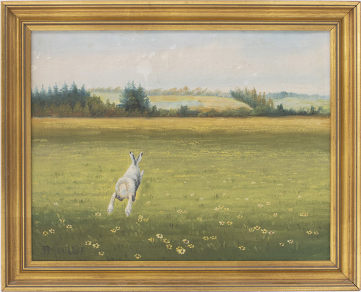 Oidentifierad konstnär, olja på duk, signerad, 50x40 cm