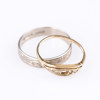 Ringar, 2 st, 18k guld, vikt 5,4 gram