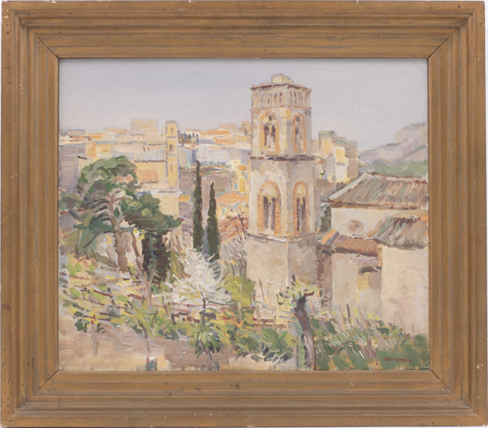 Sven Joann, olja på duk, signerad, 58 x 51 cm