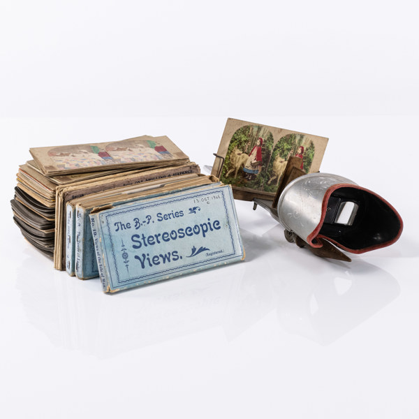 Stereoskop, med ett större antal bilder