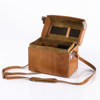 Kameraväska, för Hasselblad, läder, 25x16x22 cm