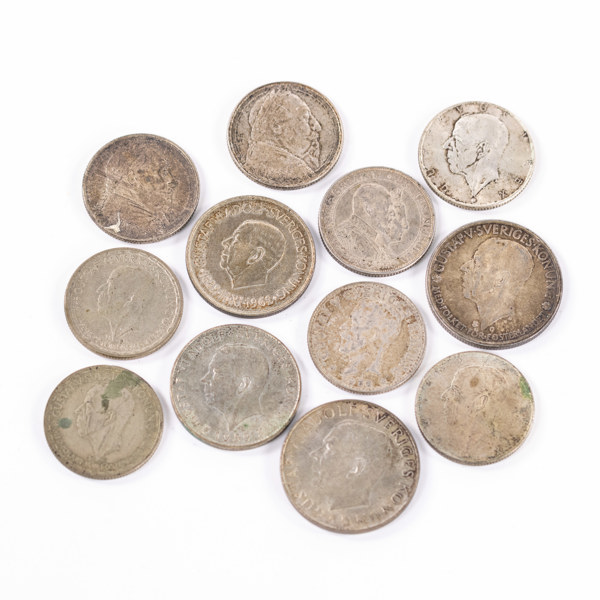 Mynt, Sverige, silver