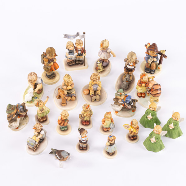 Figuriner, porslin, 23 st, Hummel/Goebel