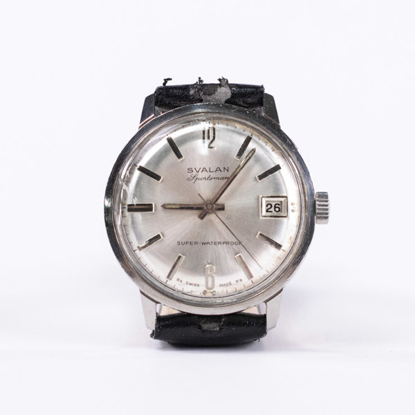 Svalan, Sportsman, 34,5 mm, rostfritt stål, 60-tal