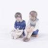 Figuriner, 2 st, B&G, högsta 13,5 cm