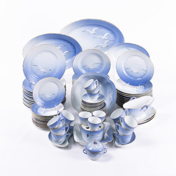 Mat- och Kaffeservis, 96 delar, "Måsen" , B&G
