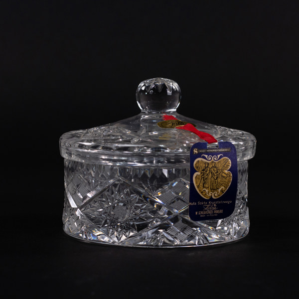 Lockskål, kristall, Polen, höjd 13 cm