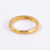 Ringar, 5 st, 23k guld, vikt 29,8 gram