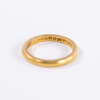 Ringar, 5 st, 23k guld, vikt 29,8 gram