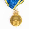 Förtjänstmedalj, 23k/18k, 12:e storleken, vikt 71,2 gram
