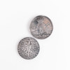 Mynt, silver, 2 st, vikt 73,1 gram
