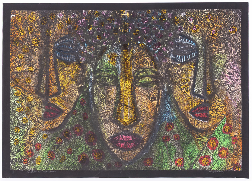 Kent Wahlbeck, handkolorerad silkscreen, "Jag Drömmer", signerad, 68 x 48 cm